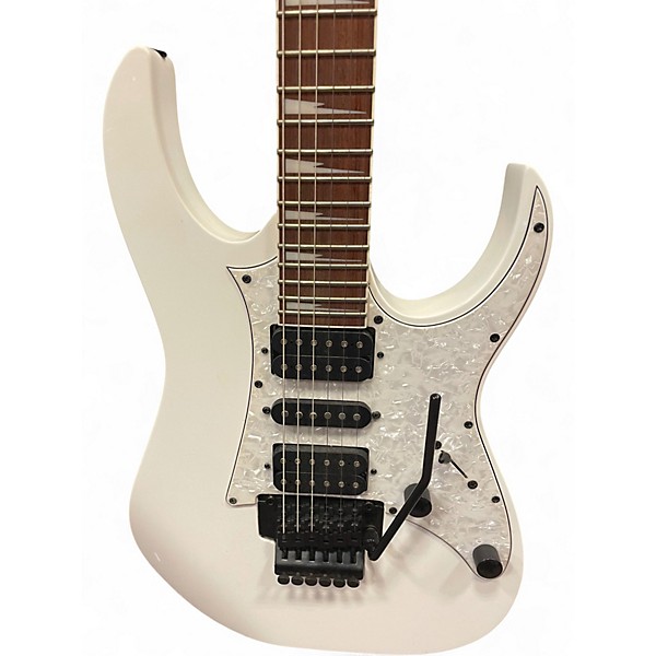 Used Ibanez RG450DXB WHITE Solid Body Electric Guitar