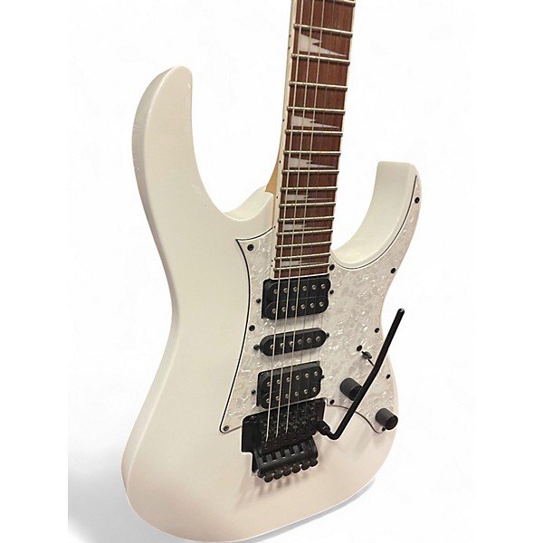Used Ibanez RG450DXB WHITE Solid Body Electric Guitar