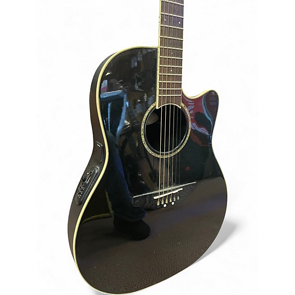 Used Ovation GC057M-5 Celebrity Black Acoustic Electric Guitar