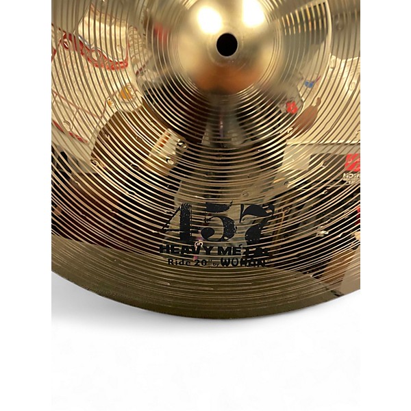 Used Wuhan Cymbals & Gongs 20in 457 Heavy Metal Ride Cymbal