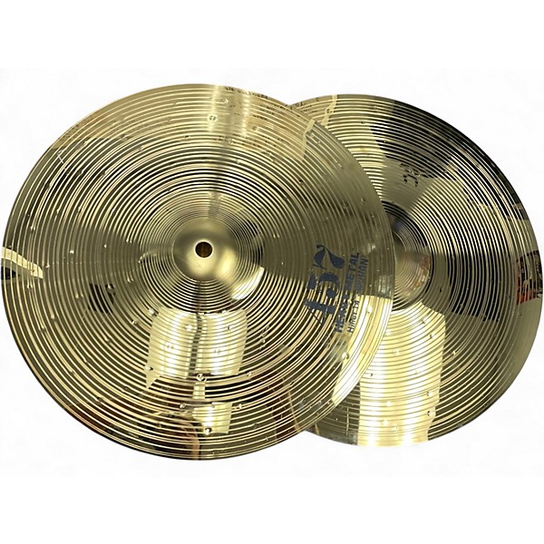Used Wuhan Cymbals & Gongs 14in 457 Heavy Metal Pair Cymbal
