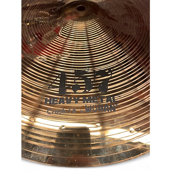 Used Wuhan Cymbals & Gongs 16in 457 Heavy Metal Crash Cymbal