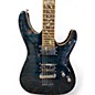 Used Schecter Guitar Research diamond series classic Blue Solid Body Electric Guitar