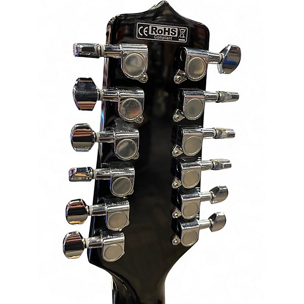 Used Takamine GD30CE-12 Black 12 String Acoustic Electric Guitar