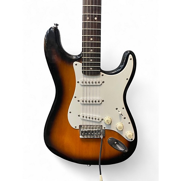 Used Squier Affinity Stratocaster 2 Tone Sunburst Solid Body Electric Guitar