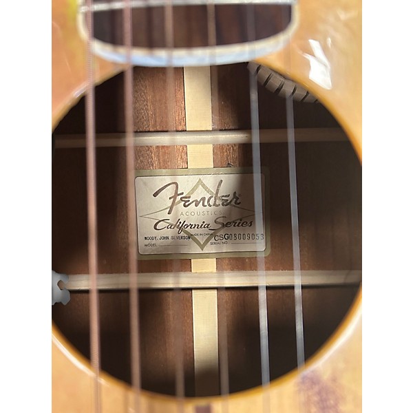 Used Fender John Severson Sonoran Woody Art Acoustic Electric Guitar