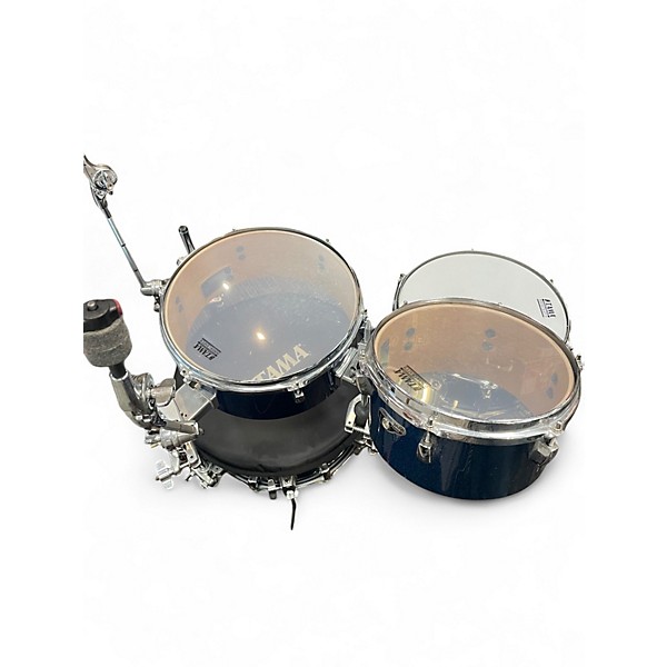 Used TAMA 4 Piece Cocktail-JAM 4-Piece Shell Pack With Hardware  INDIGO SPARKLE Drum Kit