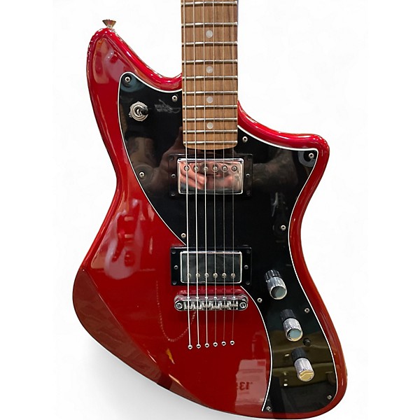 Used 2019 Fender The Meteora HH Candy Apple Red Solid Body Electric Guitar