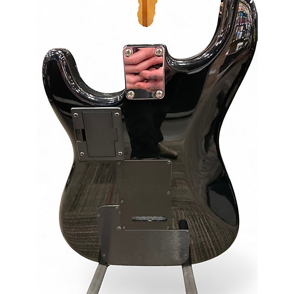 Used 2007 Fender Standard Roland Stratocaster BLACK Solid Body Electric Guitar