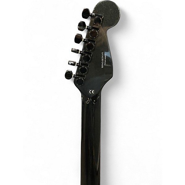 Used Squier Stagemaster Deluxe Metallic Black Solid Body Electric Guitar