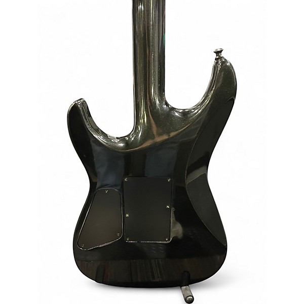 Used Squier Stagemaster Deluxe Metallic Black Solid Body Electric Guitar