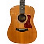 Used Taylor 210E Natural Acoustic Electric Guitar