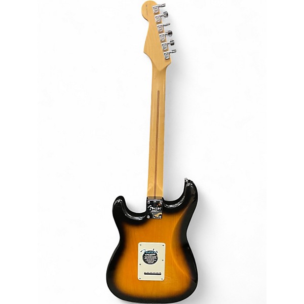 Used Fender American Standard Stratocaster 2 Tone Sunburst Solid Body Electric Guitar