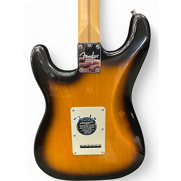 Used Fender American Standard Stratocaster 2 Tone Sunburst Solid Body Electric Guitar