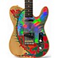 Used Fender Jimmy Page Dragon Art Telecaster Natural Solid Body Electric Guitar thumbnail