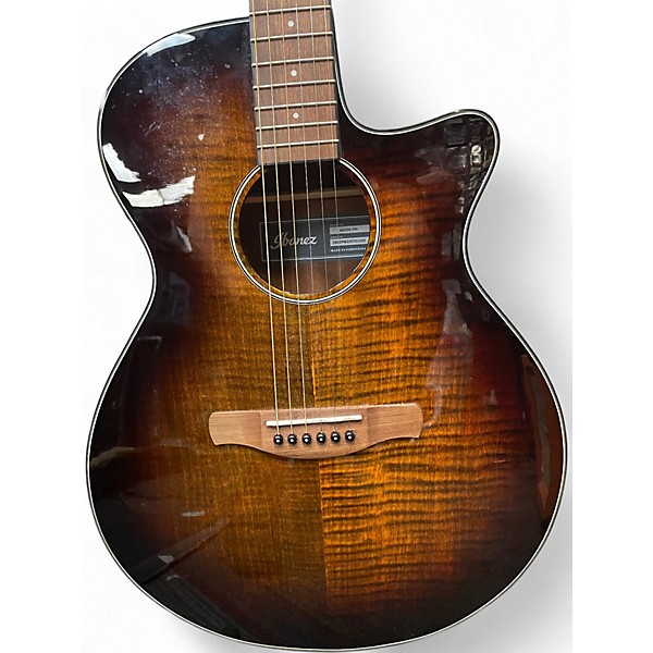 Used Ibanez aeg70-tih tiger burst Acoustic Guitar