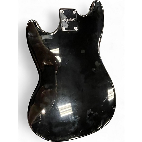 Used Squier Bronco Black Electric Bass Guitar