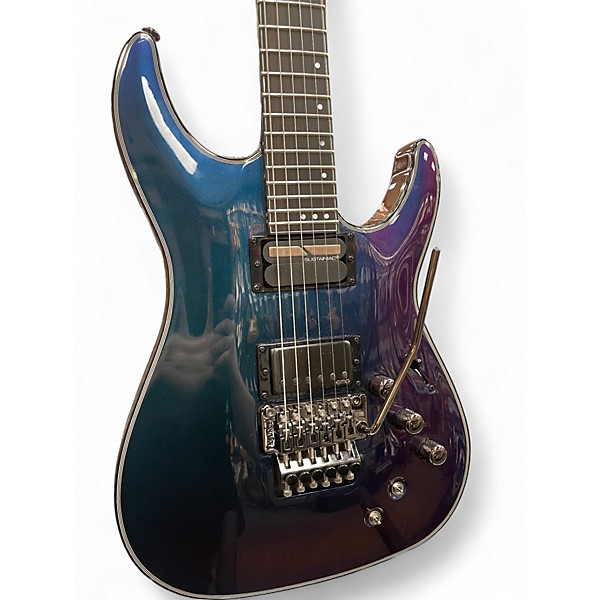 Used Schecter Guitar Research Hellraiser Hyrbid C-1 FR-S Ultraviolet Solid Body Electric Guitar