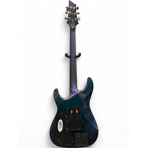Used Schecter Guitar Research Hellraiser Hyrbid C-1 FR-S Ultraviolet Solid Body Electric Guitar
