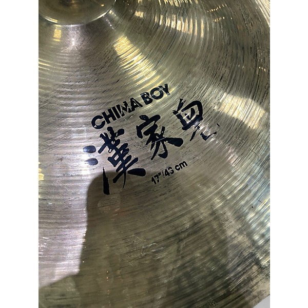 Used Zildjian 17in CHINA BOY Cymbal
