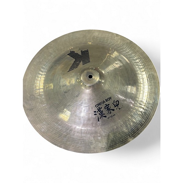 Used Zildjian 17in CHINA BOY Cymbal