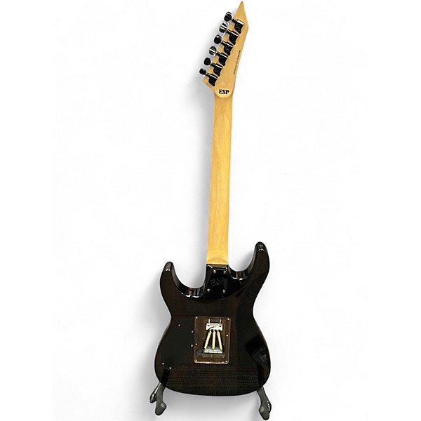 Used ESP LTD M100FM Black Solid Body Electric Guitar