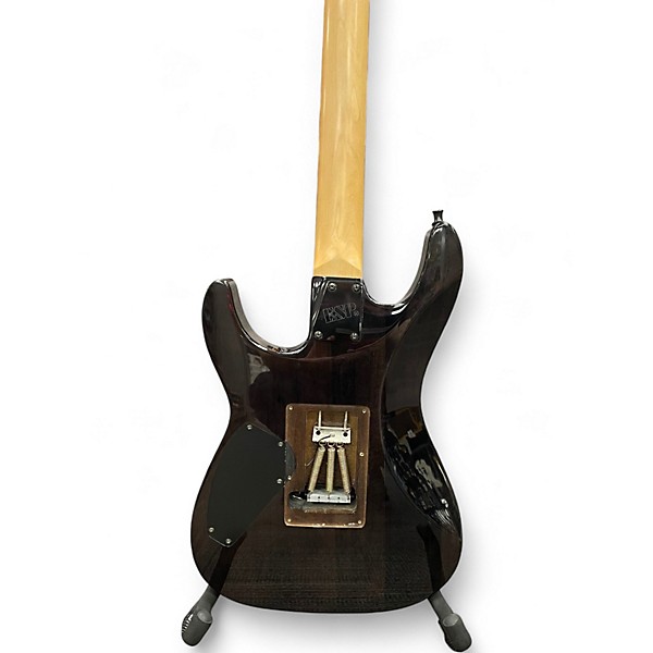 Used ESP LTD M100FM Black Solid Body Electric Guitar