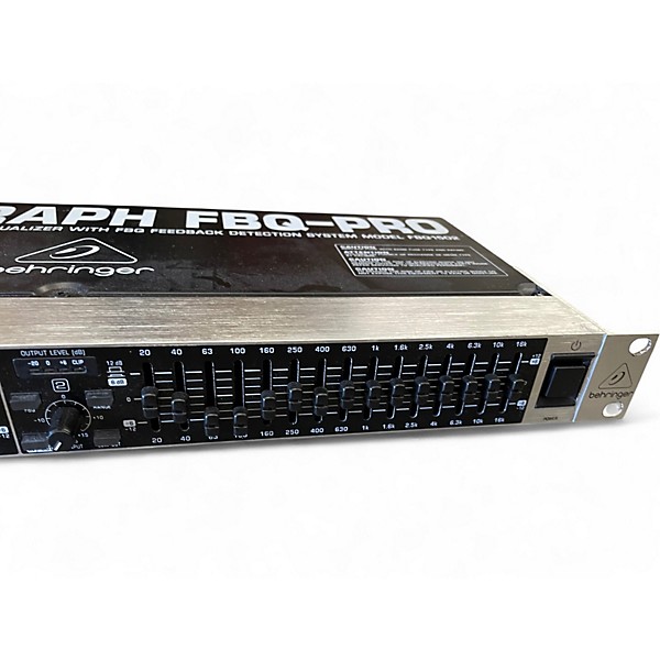 Used Behringer FBQ1502 with Feedback Detection Equalizer