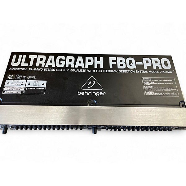 Used Behringer FBQ1502 with Feedback Detection Equalizer
