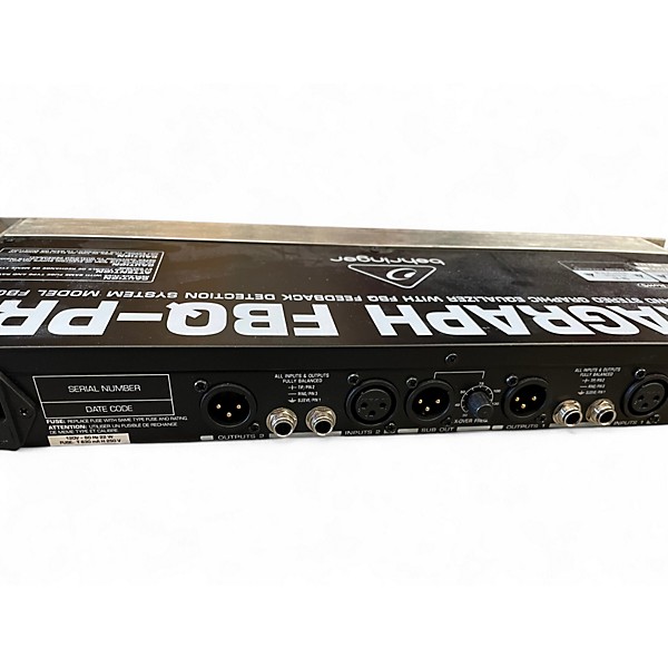 Used Behringer FBQ1502 with Feedback Detection Equalizer