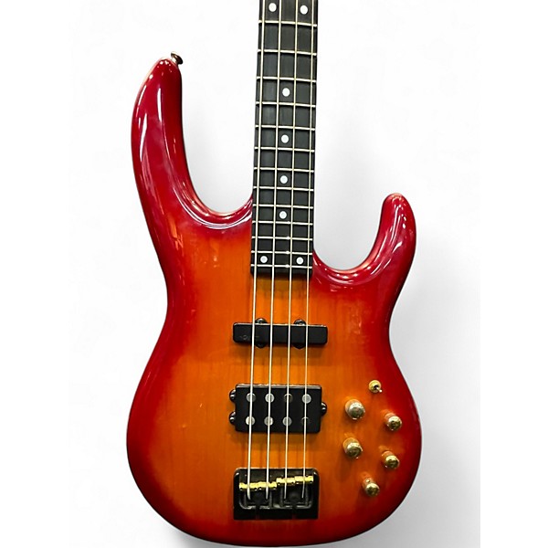 Used Carvin LB70 Dark Cherry Burst Electric Bass Guitar