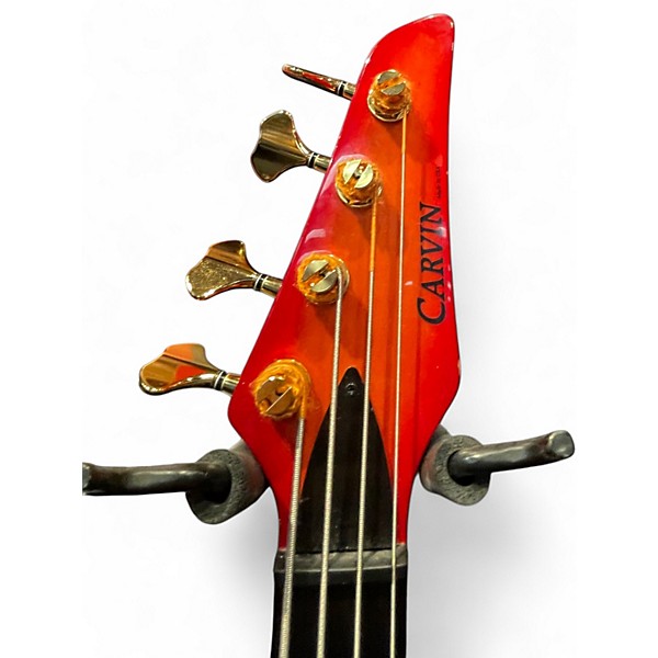 Used Carvin LB70 Dark Cherry Burst Electric Bass Guitar
