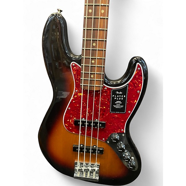 Used Fender Player Plus Active Jass Bass 2 Color Sunburst Electric Bass Guitar