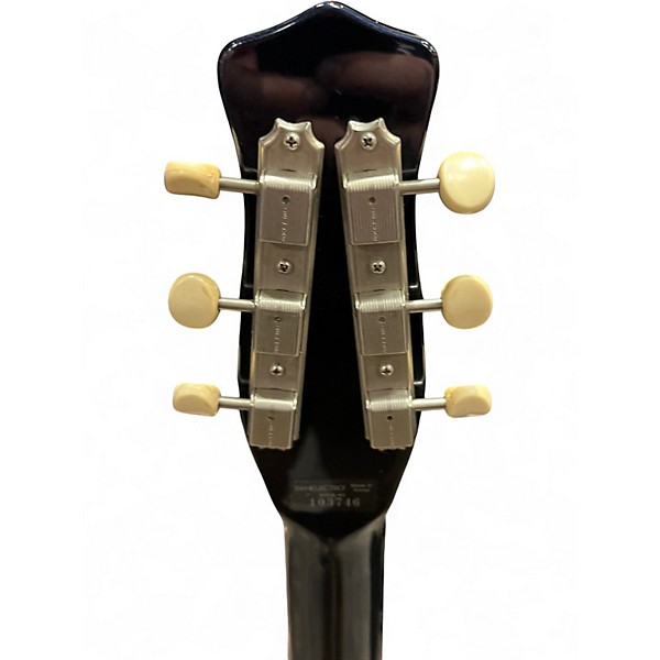 Used Danelectro 59 divine black sparkle Hollow Body Electric Guitar