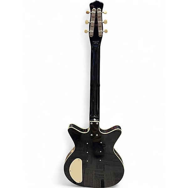 Used Danelectro 59 divine black sparkle Hollow Body Electric Guitar