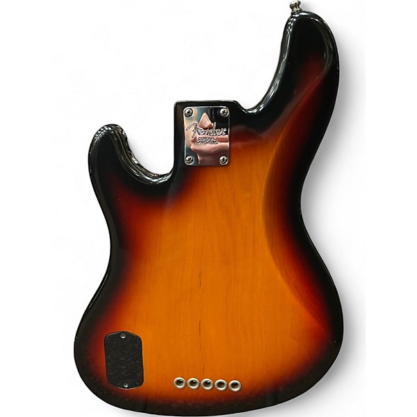 Used Fender American Deluxe Jazz Bass V 5 String 3 Color Sunburst Electric Bass Guitar