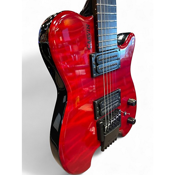 Used Carvin HH2 crimson red Solid Body Electric Guitar