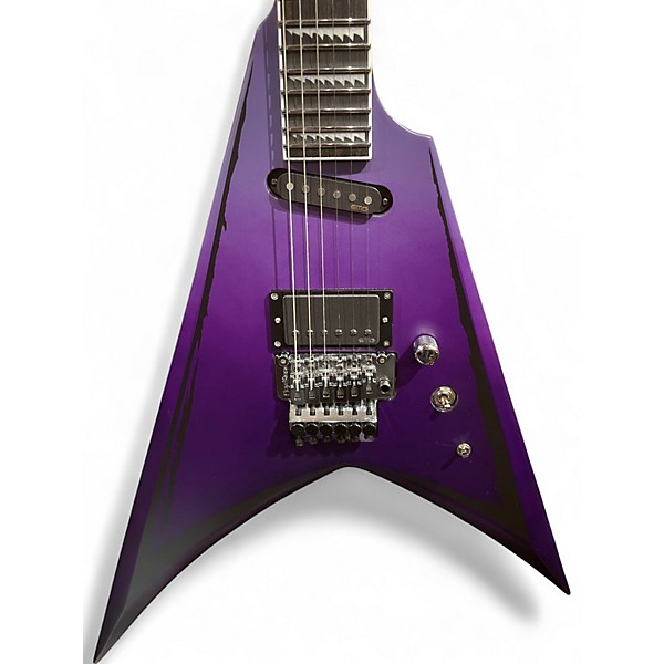 Used ESP E II  alexi laiho Ripped Purple Solid Body Electric Guitar