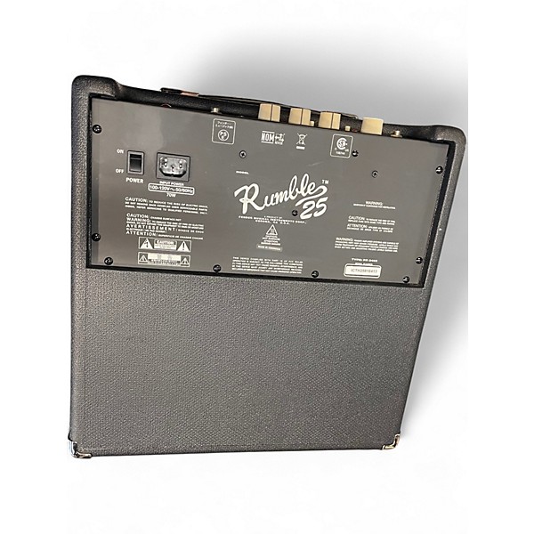 Used Fender Rumble 25 25W 1x8 Bass Combo Amp