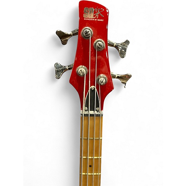 Used Ibanez SR300 Candy Apple Red Electric Bass Guitar