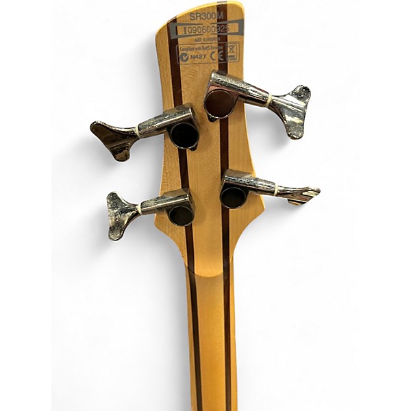 Used Ibanez SR300 Candy Apple Red Electric Bass Guitar