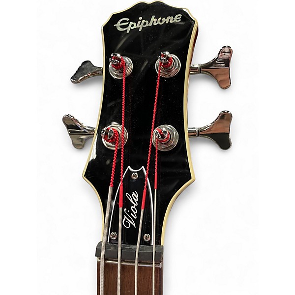 Used Epiphone VIOLA 2 Color Sunburst Electric Bass Guitar