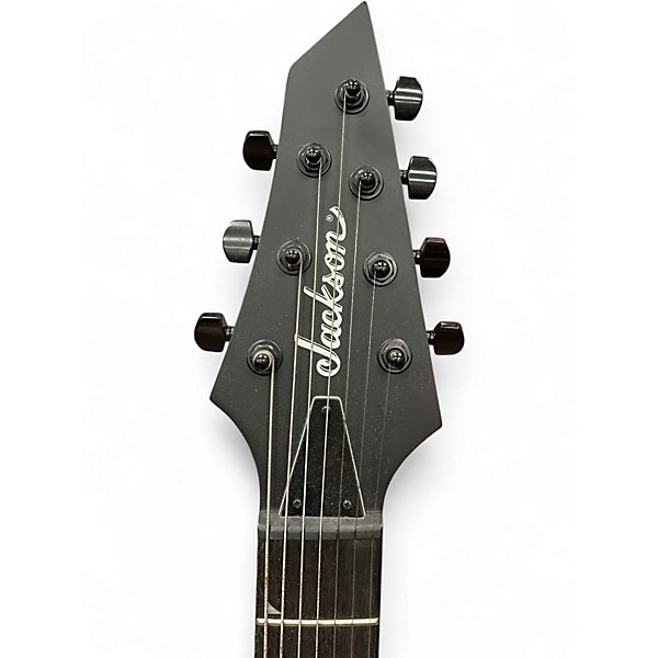 Used Jackson JS22 7 KV HT Satin Black Solid Body Electric Guitar