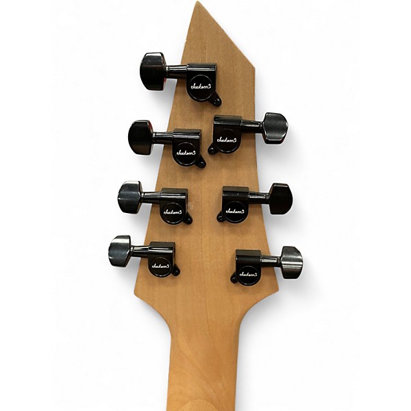 Used Jackson JS22 7 KV HT Satin Black Solid Body Electric Guitar