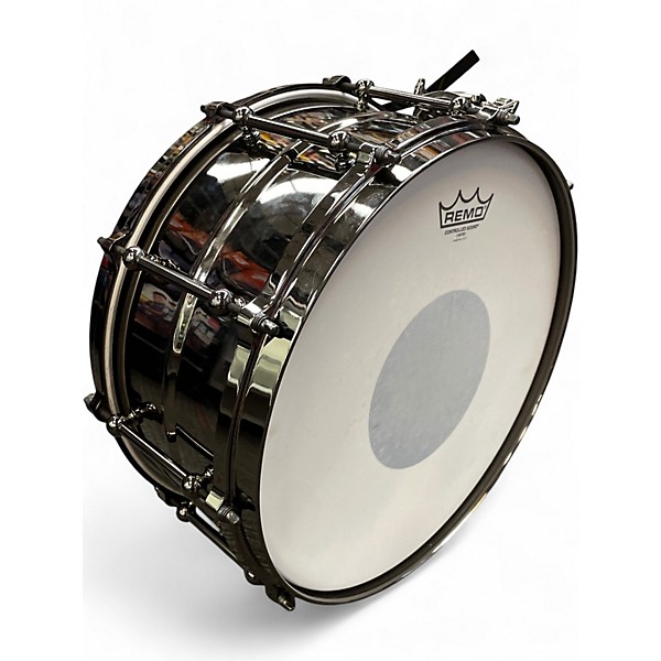 Used Ludwig 14in Universal Black Brass Black Drum