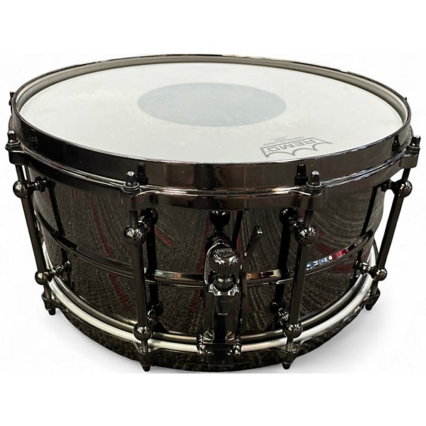 Used Ludwig 14in Universal Black Brass Black Drum