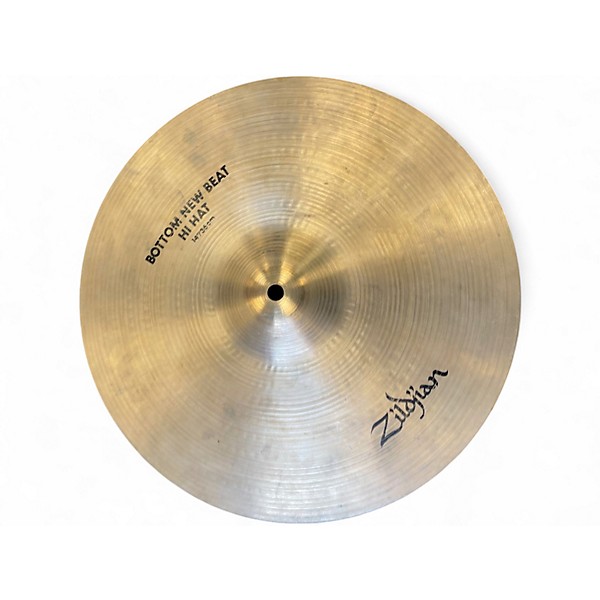 Used Zildjian 14.25in New Beat Hi Hat Pair Cymbal