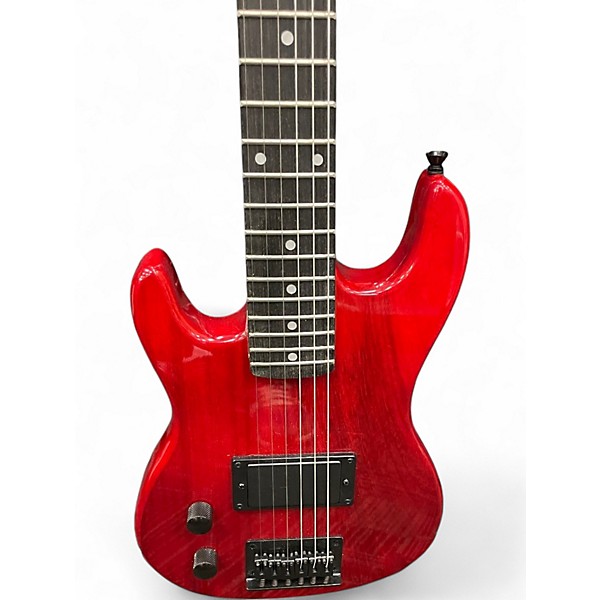Used Lyxpro LEFT HAND JR 30" RED Solid Body Electric Guitar