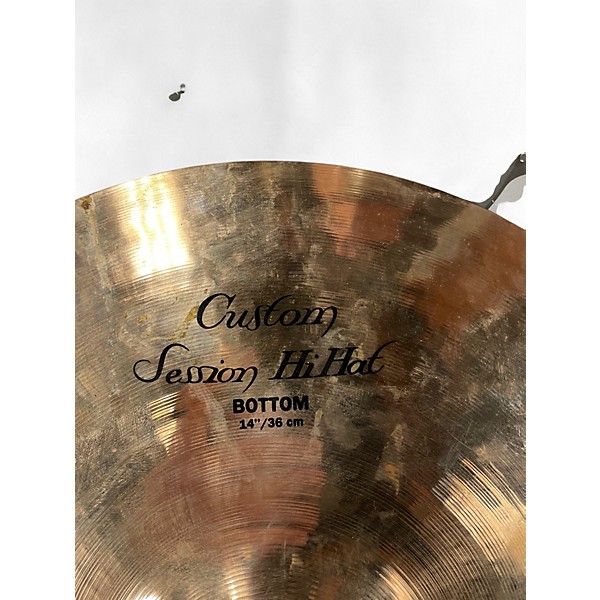 Used Zildjian 14in K Custom Session Hi Hat Bottom Cymbal