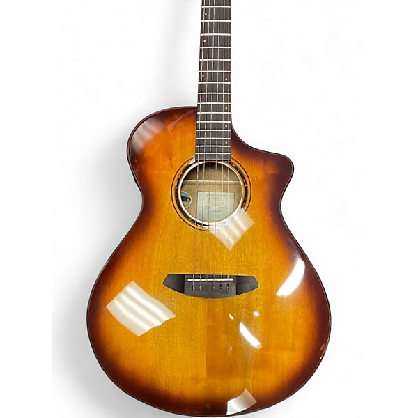 Used Breedlove Pursuit EX S Concert TE Ce Tobacco Burst Acoustic Electric Guitar